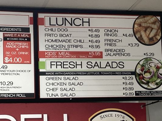 34th Street Burgers And Deli Menu